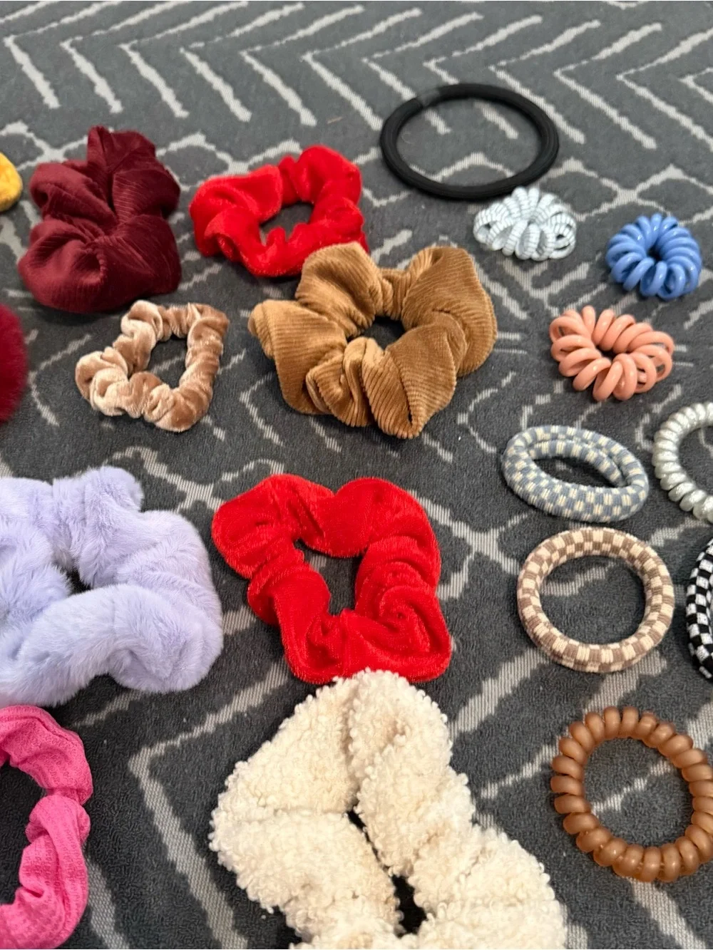 Scrunchie and hair tie bundle